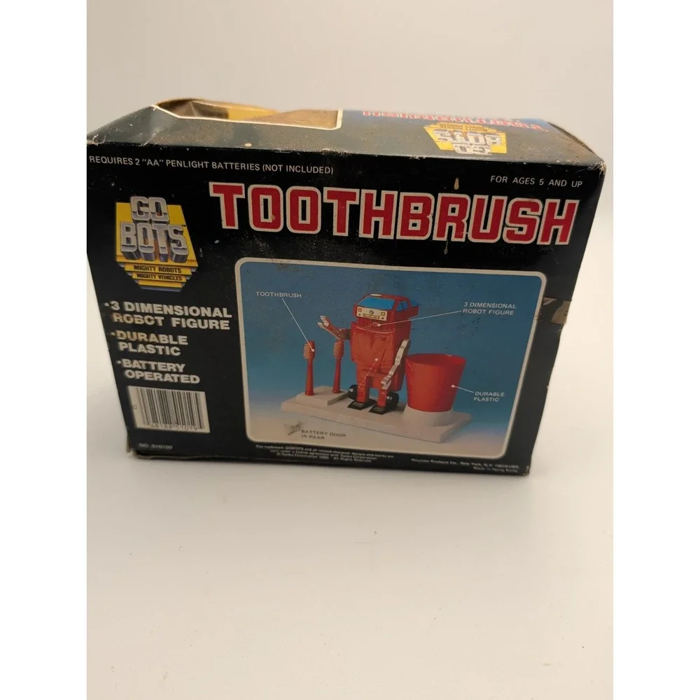 RARE PLAYTIME GO BOTS TOOTH BRUSH